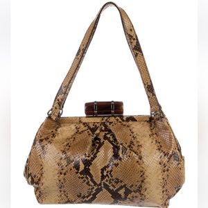 Miu Miu Python Handle Bag